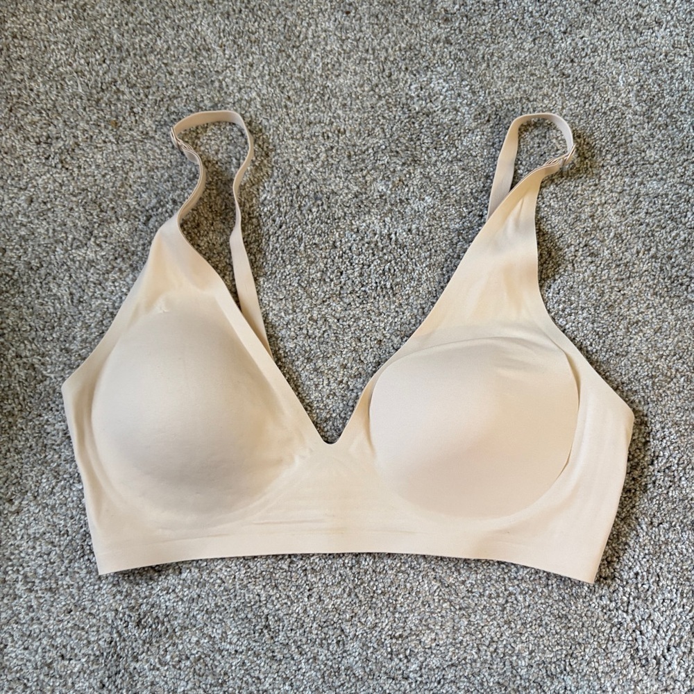 Splendid Seamless Bra Beige Size Medium Wireless